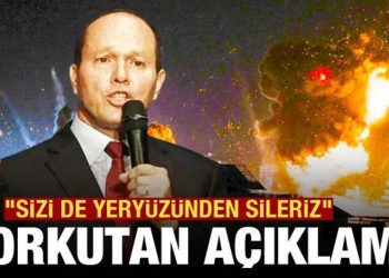 İsrail’den İran’a tehdit: Sizi de yeryüzünden sileriz