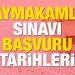 Kaymakamlık sınavı başvuruları alınmaya başladı! Kaymakamlık sınavı başvuru şartları ve müfredat bilgisi